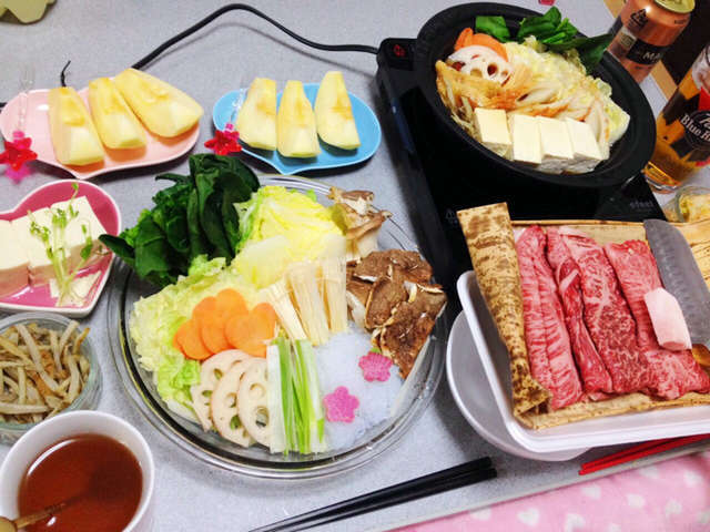 材料3つだけ♡ささっとすき焼き♪